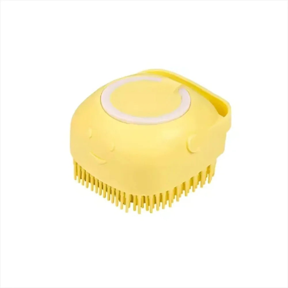 Silicone Bath Massage Brush Multifunctional Grooming Tool Soft Pet Accessories for Dogs Cats Shower Cleaning Care Supplies