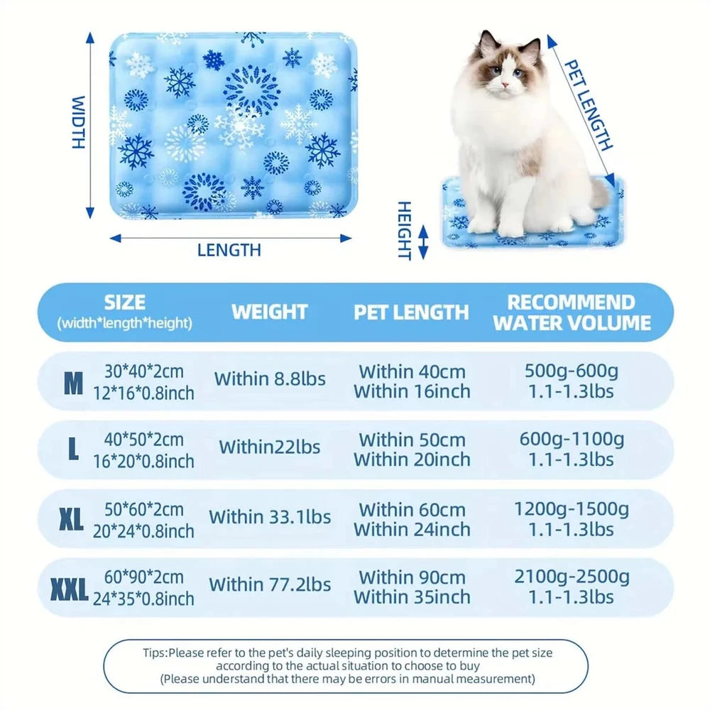 Summer Pet Mat, Pet Ice Mat, Dog Mat, Dog Bed Mat, Pet Ice Silk Mat, Cooling Mat, Pet Supplies