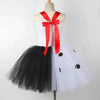 Dalmatians Dog Tutu Dress for Baby Girls White Black Spotted Dog Halloween Costumes Kids Puppy Outfits Children Animal Clothes