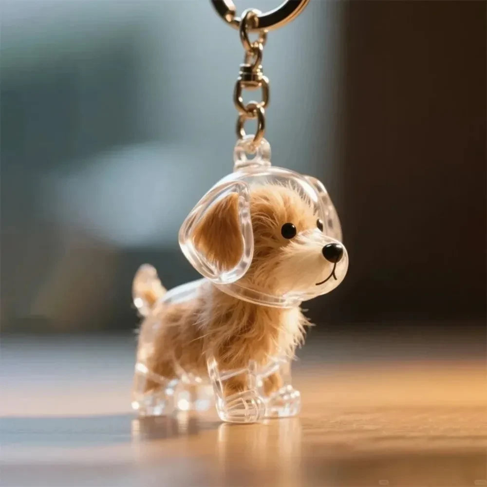 Dog Hair Storage Keychain