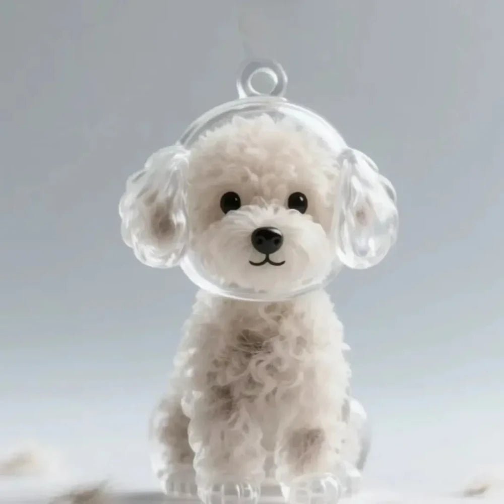 Dog Hair Storage Keychain