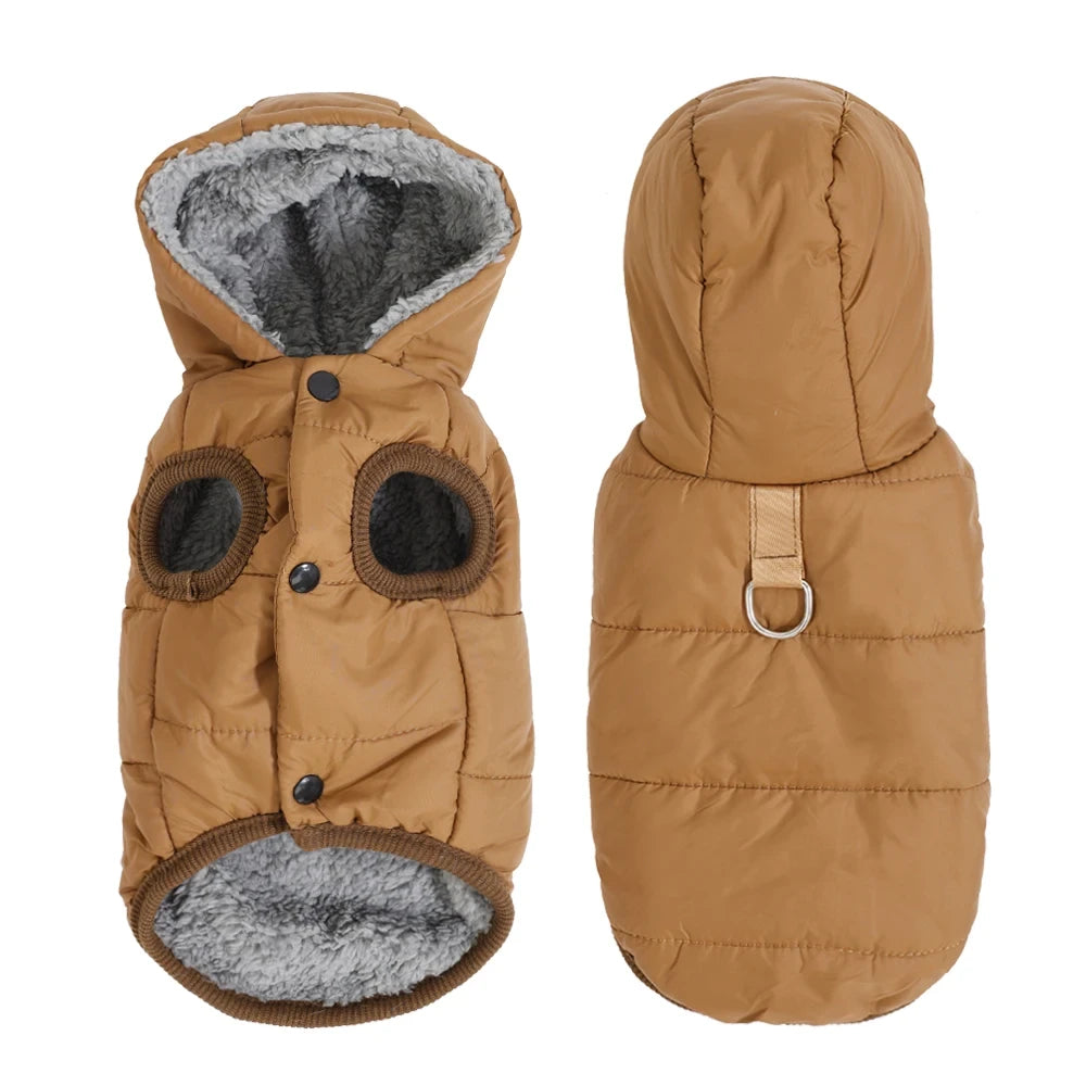 Fleece Windproof Pet Winter Coat