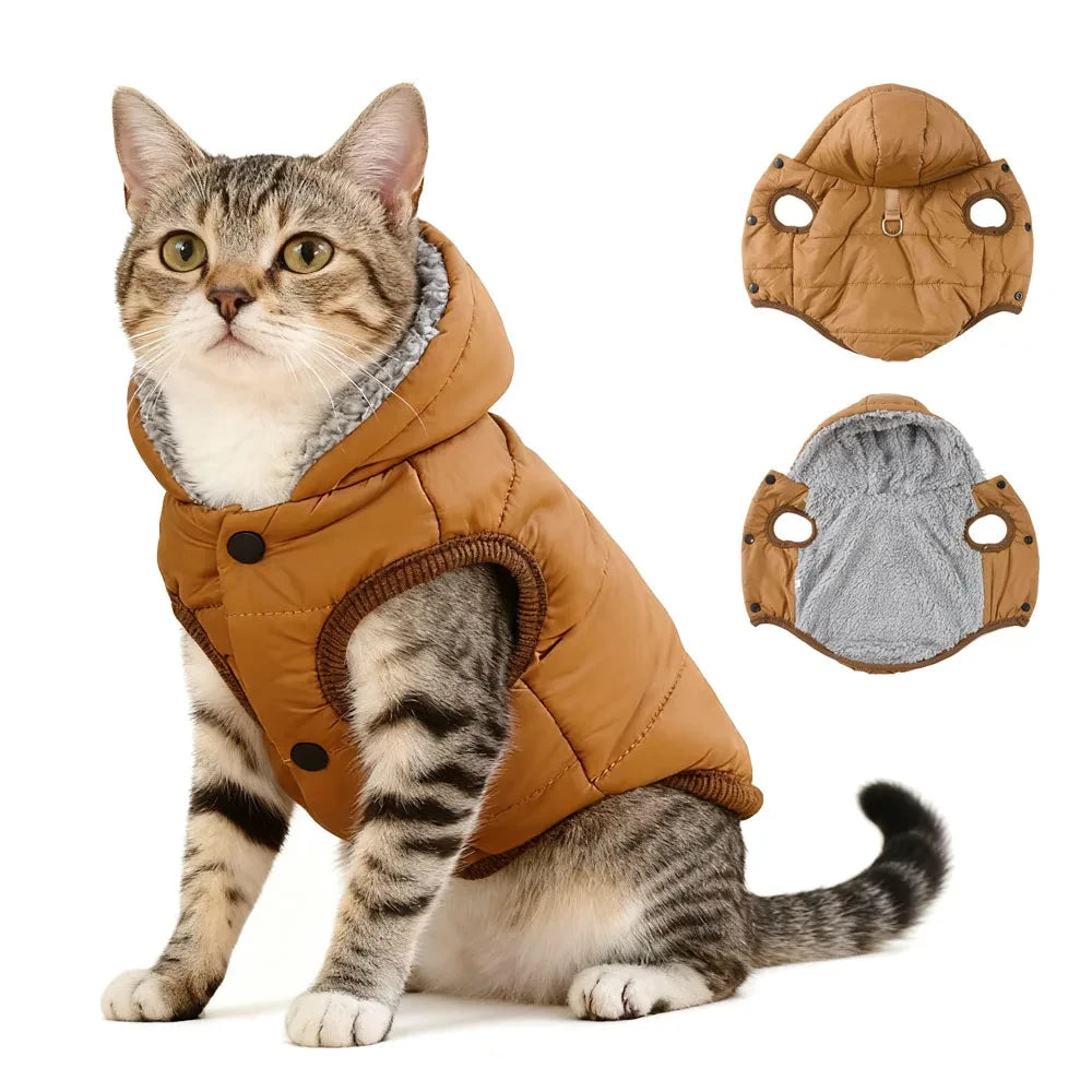 Fleece Windproof Pet Winter Coat