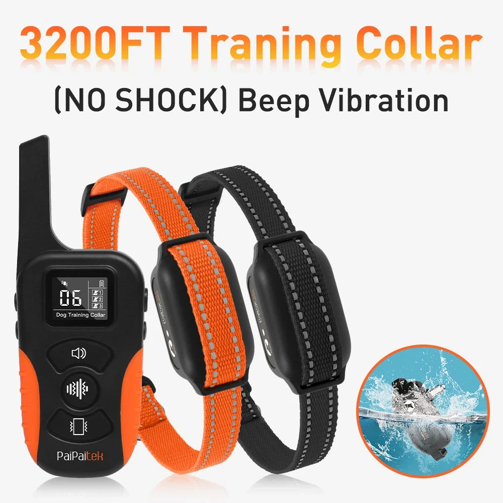 Safe Dog Training Collar No Shock