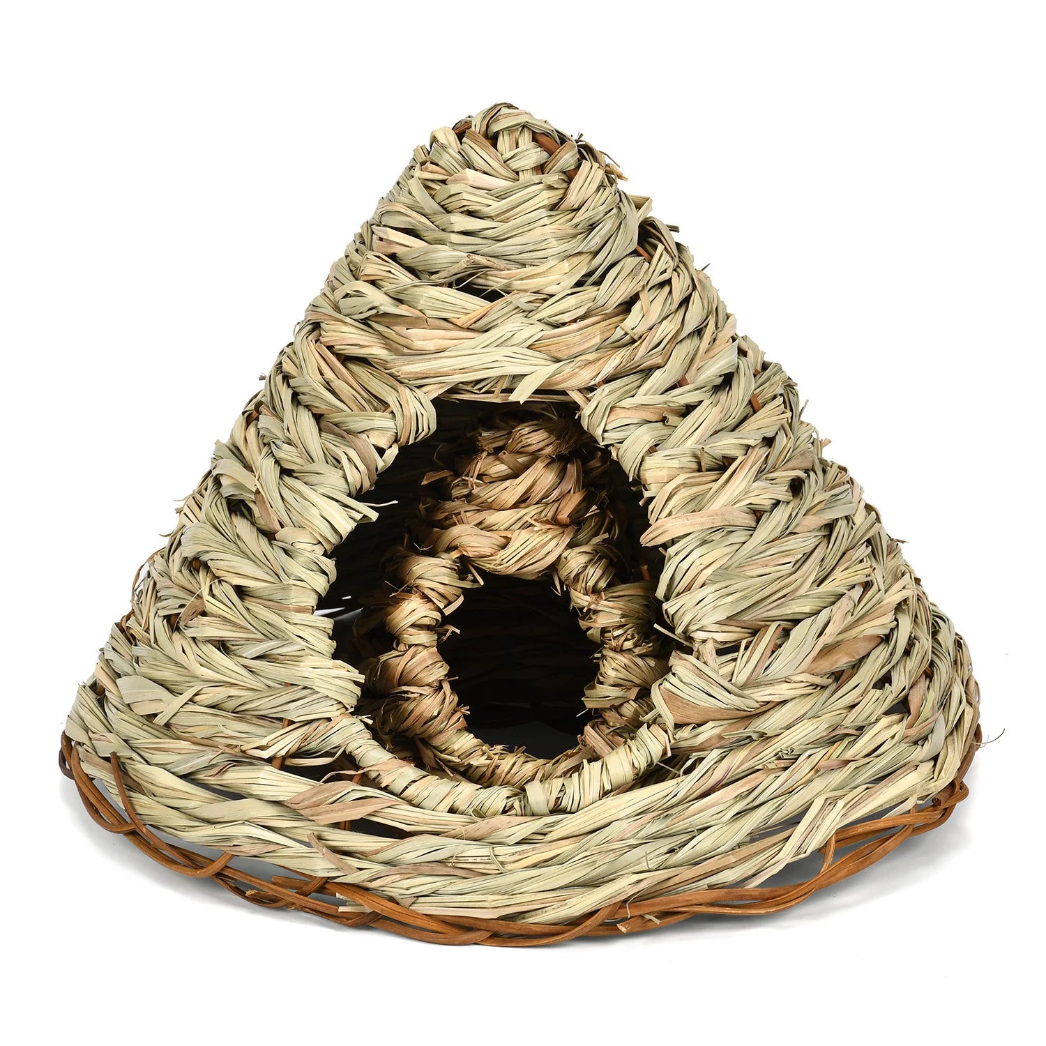 Hamster House Handmade Straw Cage Golden Bear Guinea Pig Hammock Basket Hamster Cage Small Pet Nest Bed Small Pet Supplies