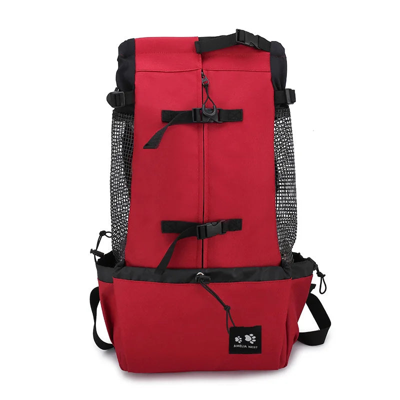 Strong Nylon Dog Carrier Backpack for Small Medium Dogs High Quality Breathable Cycling Backpack for Outdoor Travel Pet Supplies