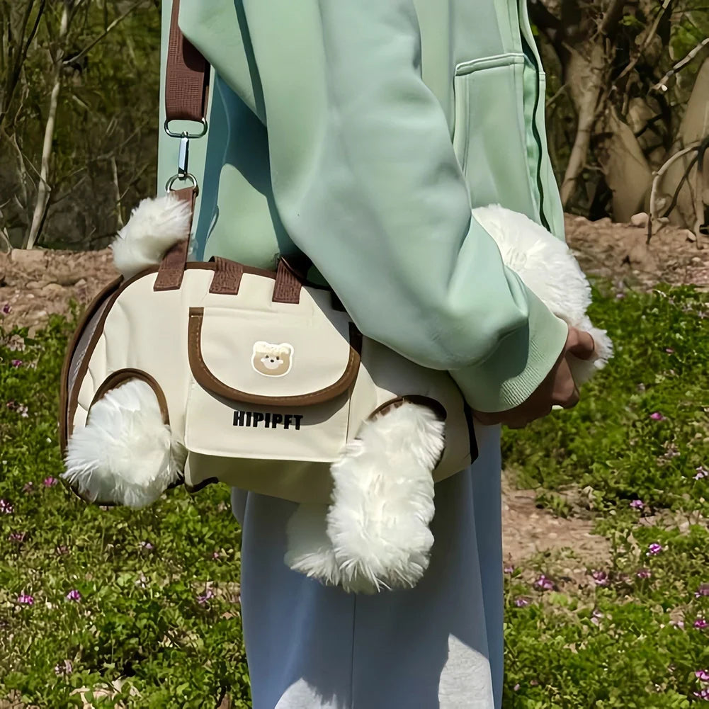 Cute Dog Backpack Carrier - Ideal for Small to Medium Pets - Ideal for Travel, Daily Use, Walking, Pet Carry Bag, Dog Carrier