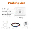 Pet GPS AGPS Tracking Device 4G Pet GPS Tracker Collar SOS Geofence Historical Track Health Data Monitoring for Cats and Dogs