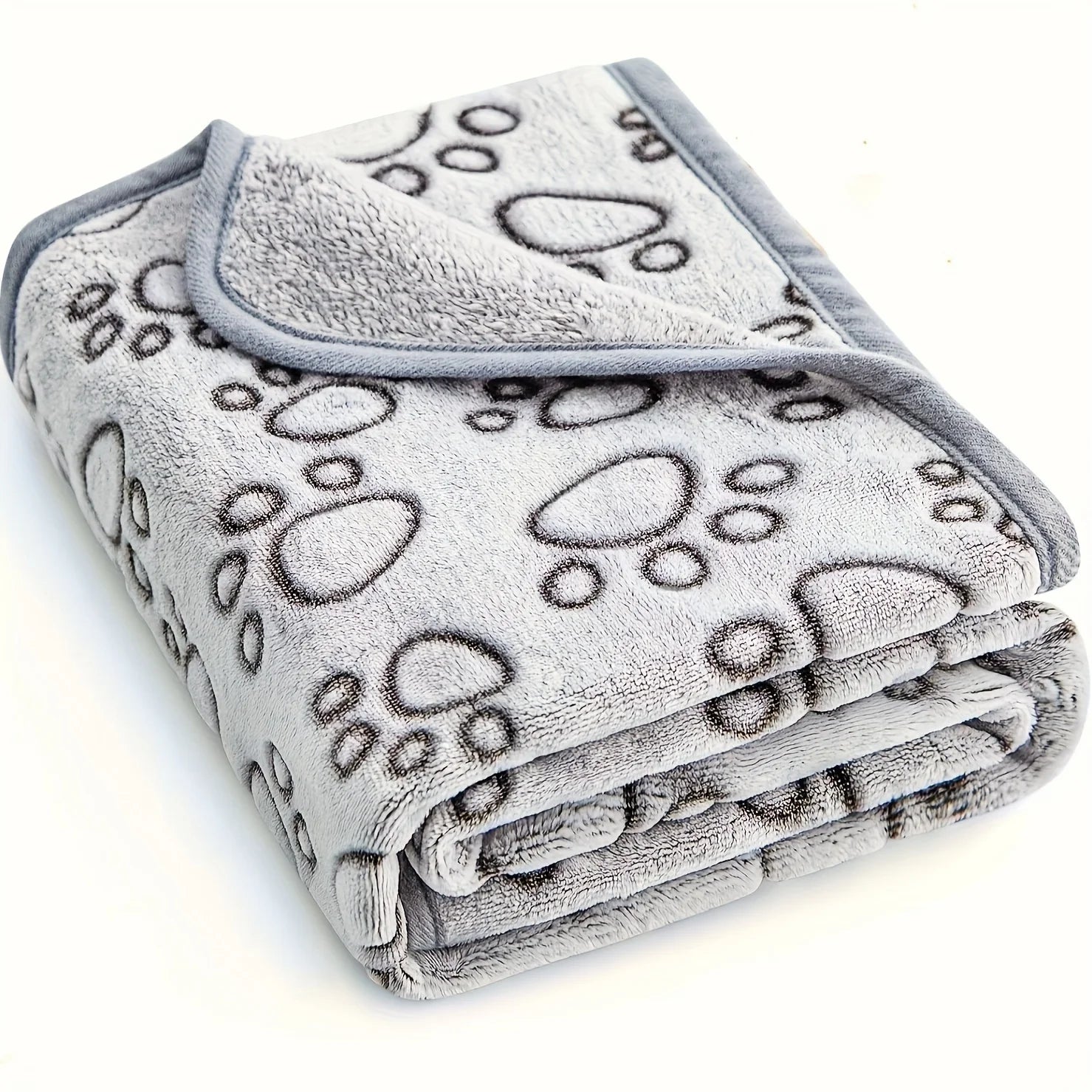 Soft Fluffy Pet Blanket Cute Cartoon Print Warm Comfortable Dog Cat Bed Mat High Quality Pet Sleeping Cover Blanket Pet Supplies