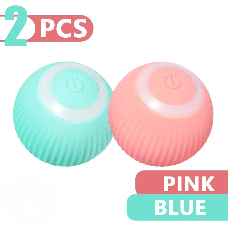 Cat Interactive Ball Smart Cat Toys Electronic Interactive Cat Toy Indoor Automatic Rolling Magic Ball PetAccessories