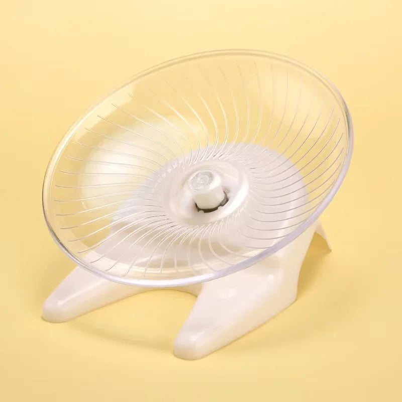 Silent Hamster Flying Saucer Running Disc Exercise Wheel For Golden Hamster Gerbil Mice Small Animals Pet Sports Toy Cage Supply