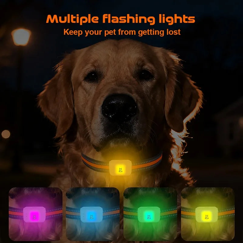 Pet GPS AGPS Tracking Device 4G Pet GPS Tracker Collar SOS Geofence Historical Track Health Data Monitoring for Cats and Dogs