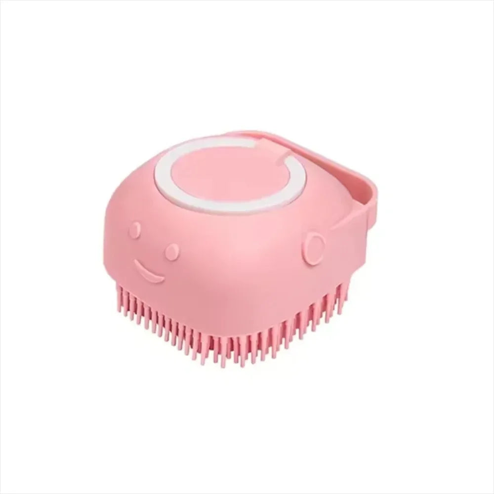 Silicone Bath Massage Brush Multifunctional Grooming Tool Soft Pet Accessories for Dogs Cats Shower Cleaning Care Supplies