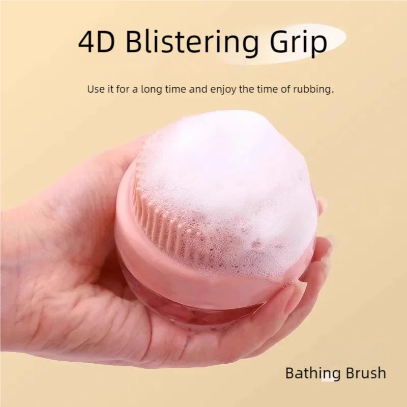 Pet Bathing Brush Soft Silicone Massager Shower Gel Bathing Brush Clean Tools Comb Dog Cat Cleaning Grooming Supplies