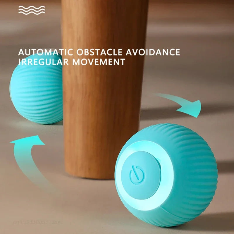 Cat Interactive Ball Smart Cat Toys Electronic Interactive Cat Toy Indoor Automatic Rolling Magic Ball PetAccessories