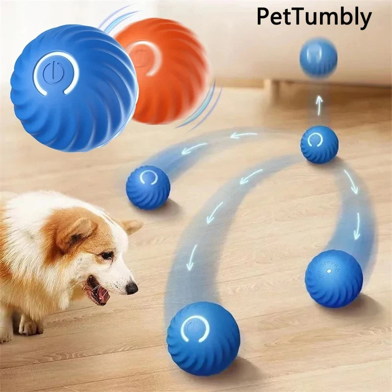 Smart Dog Toys Ball Electronic Interactive Pet Toy Moving Ball USB Automatic Moving Bouncing for Puppy Birthday Gift Cat Product