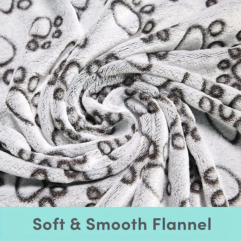 Soft Fluffy Pet Blanket Cute Cartoon Print Warm Comfortable Dog Cat Bed Mat High Quality Pet Sleeping Cover Blanket Pet Supplies