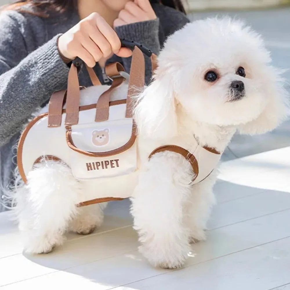 Portable Pet Carrier Backpack Breathable Dog Cat Travel Bag Multi Functional Adjustable Strap Easy Clean Outdoor Pet Bag