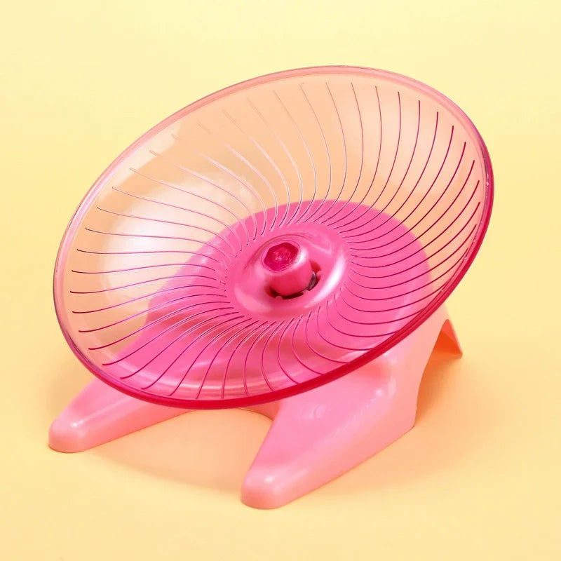 Silent Hamster Flying Saucer Running Disc Exercise Wheel For Golden Hamster Gerbil Mice Small Animals Pet Sports Toy Cage Supply
