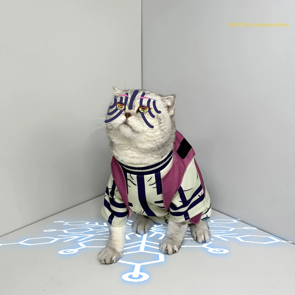 Douma Series Cosplay Costume Cartoon Little Cat Dress Up Clothes Coat Anime Take Photo Props Dog Pet Supplies Clothing