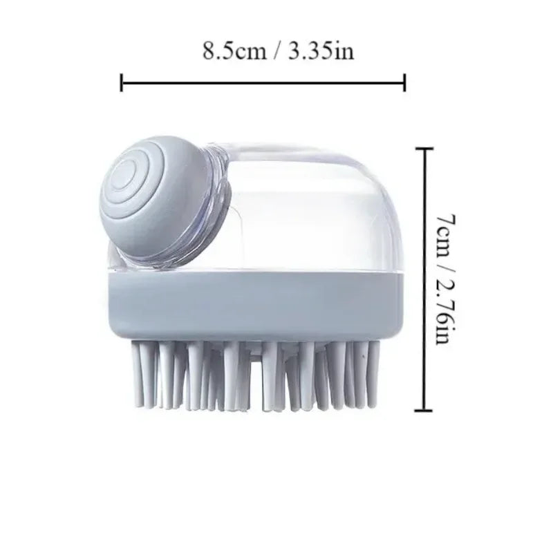 Pet Bathing Brush Soft Silicone Massager Shower Gel Bathing Brush Clean Tools Comb Dog Cat Cleaning Grooming Supplies