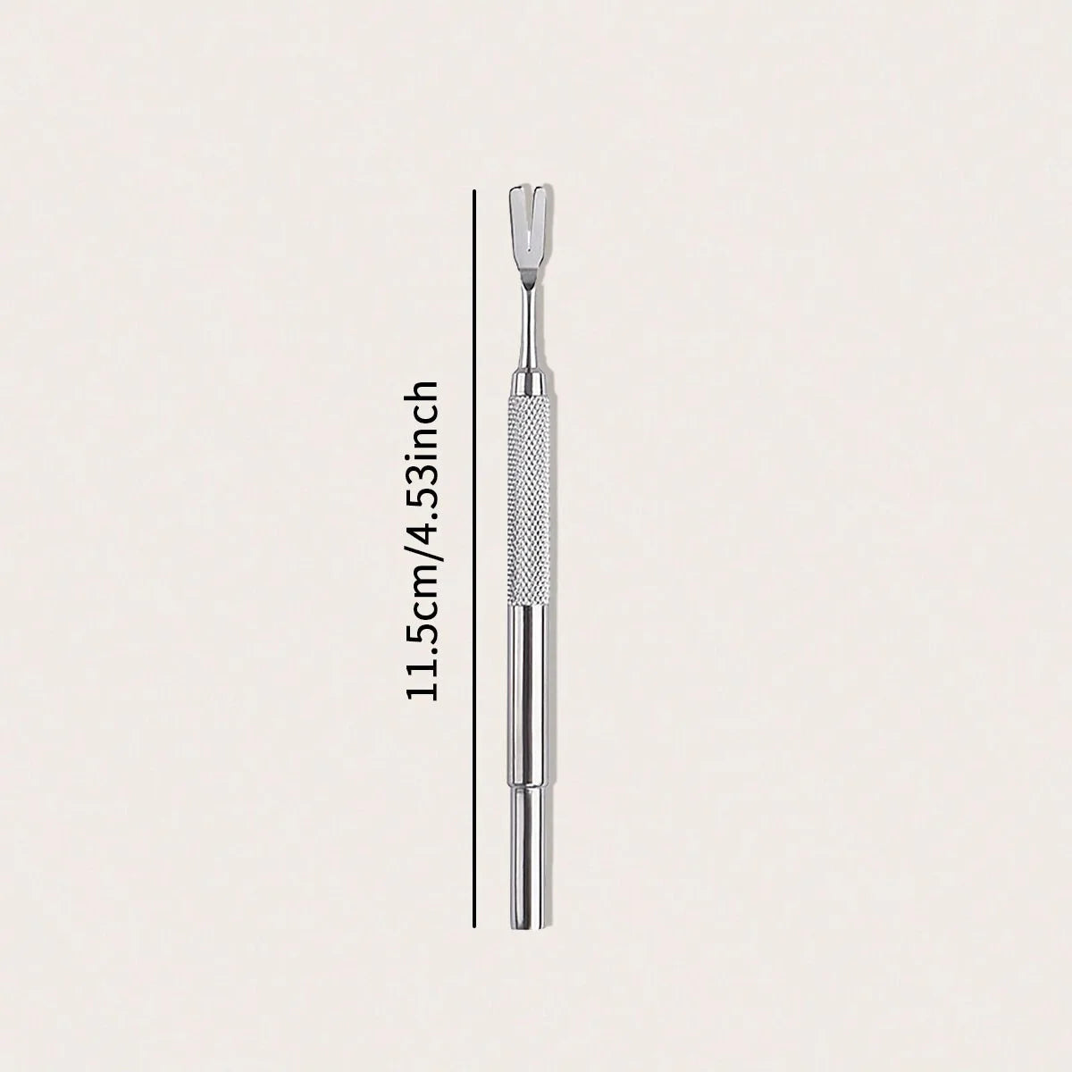 1pc-Stainless steel tick fork removal tool - effective pet flea and tick removal tweezers for dog care and cleaning