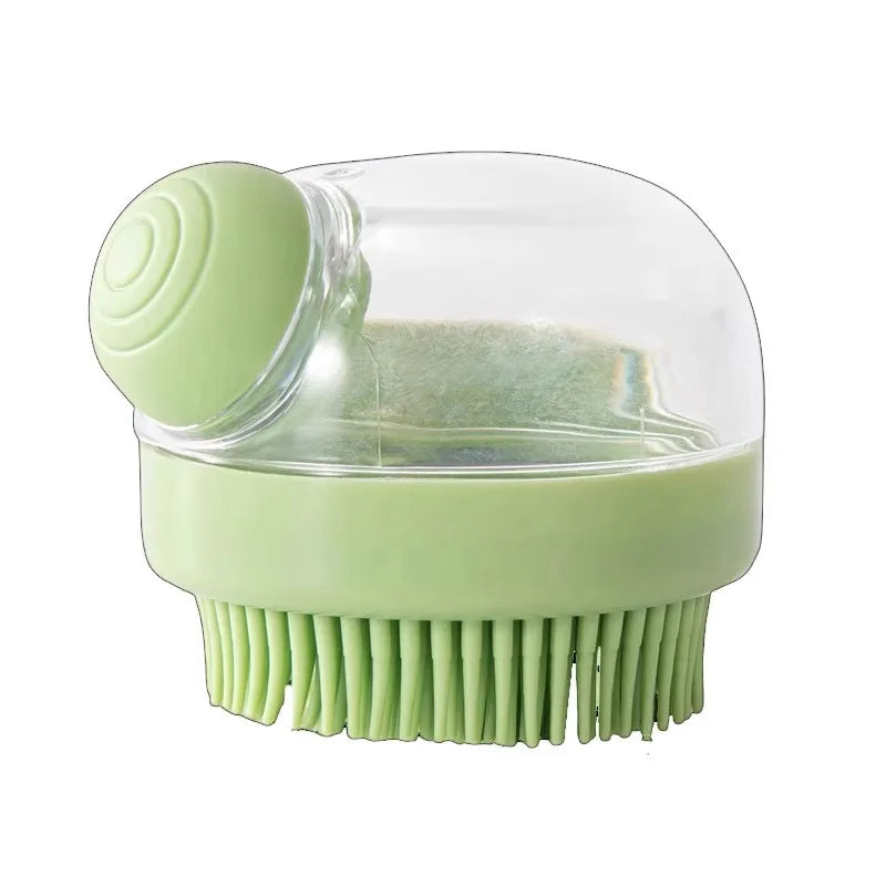 Pet Bathing Brush Soft Silicone Massager Shower Gel Bathing Brush Clean Tools Comb Dog Cat Cleaning Grooming Supplies